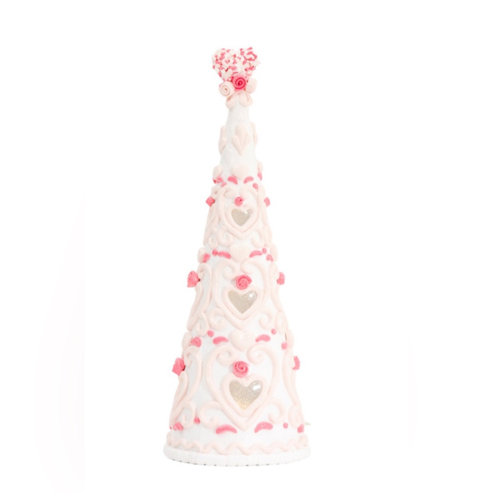 LOVE AND CUPCAKES
15in Led Gingerbread Hearts Tree